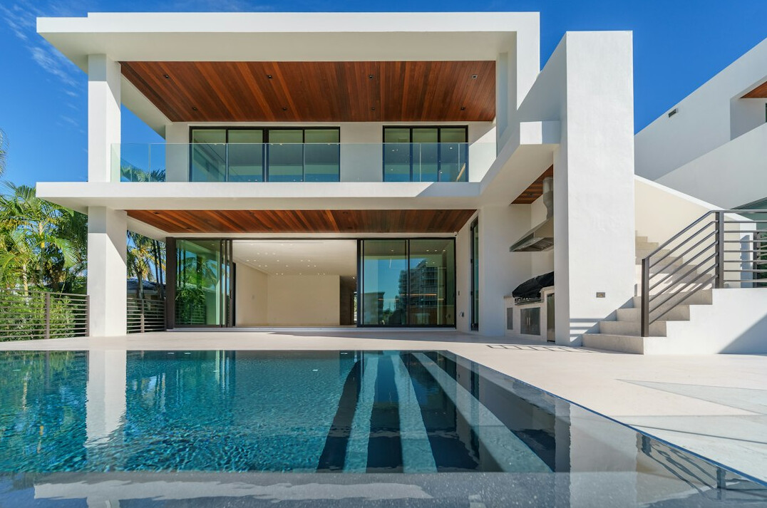 modern house with insurance