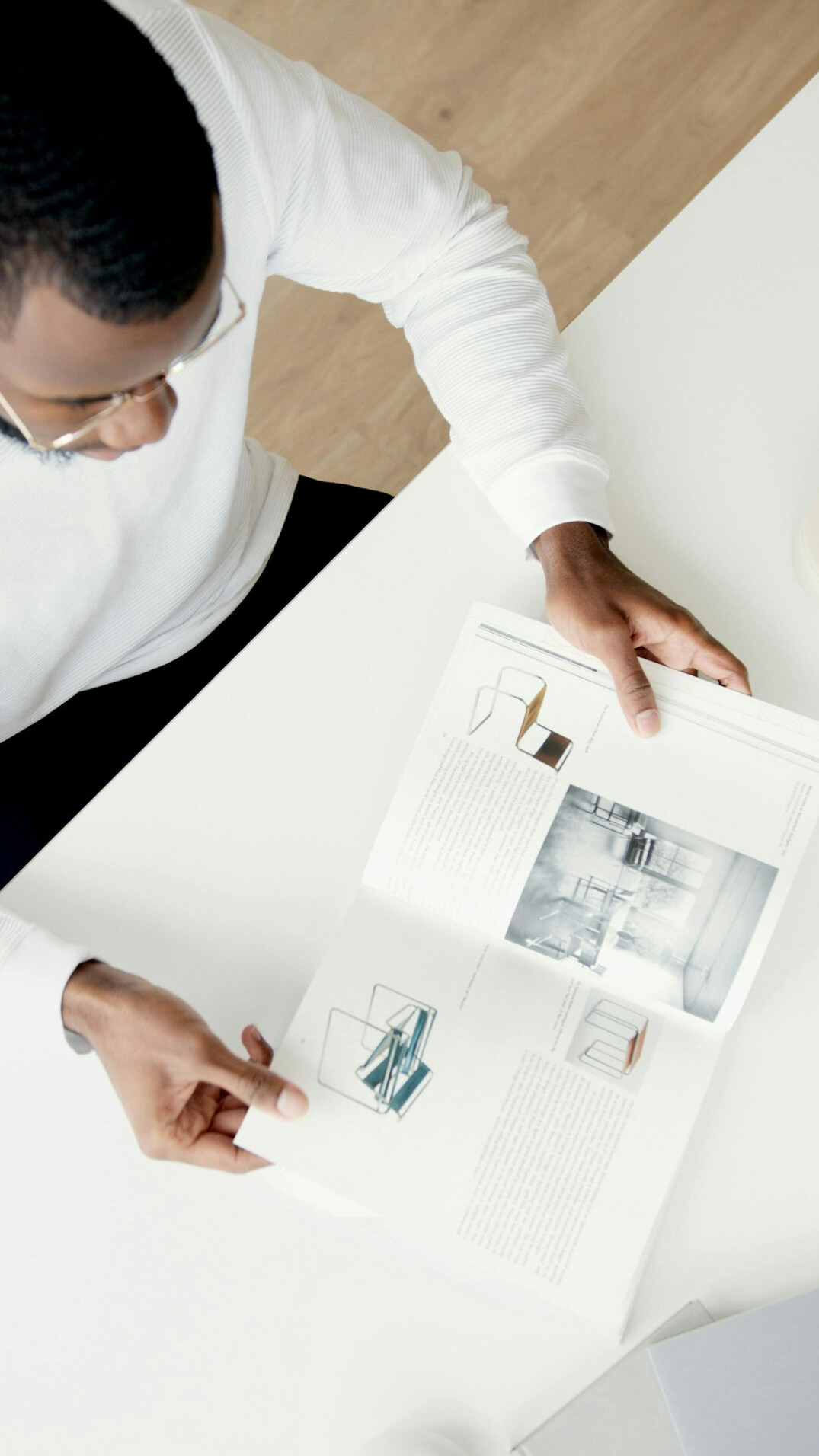 property owner reviewing insurance report